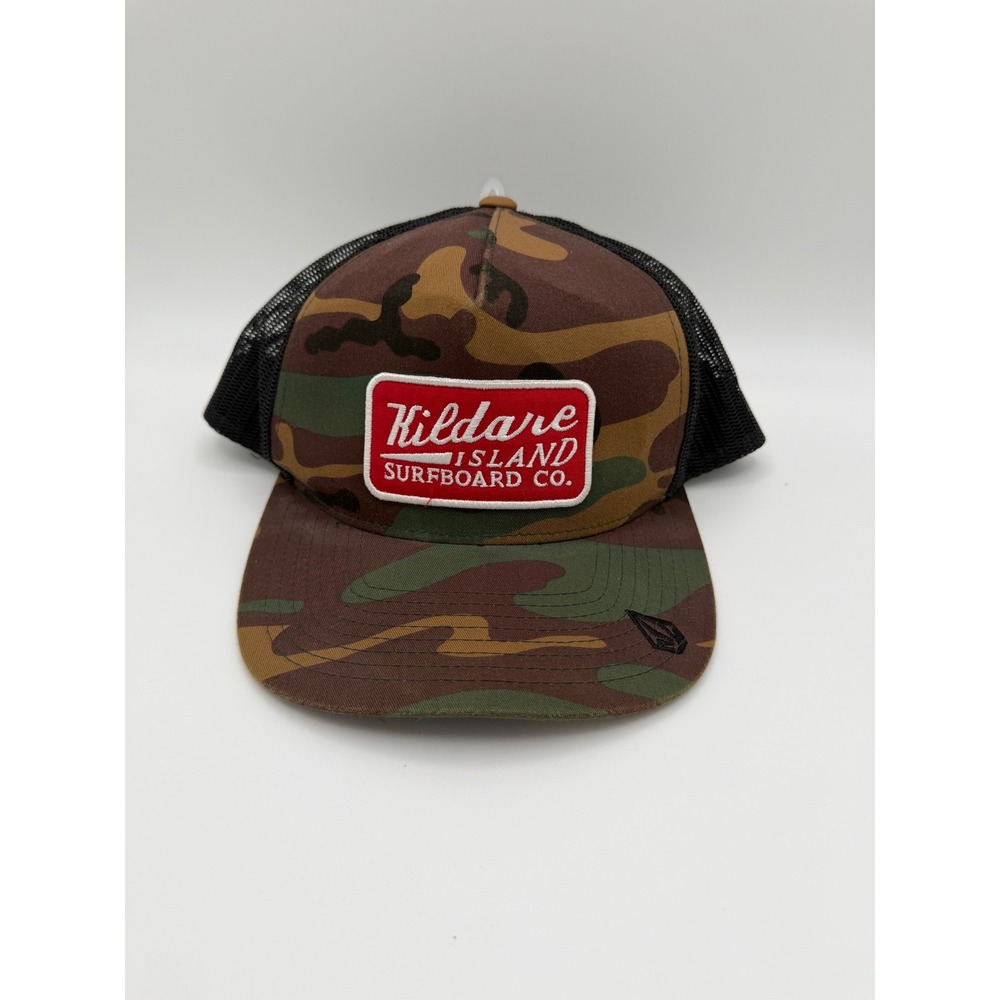 Volcom Outer Banks OBX Kildare Island Surfboard Camo Trucker Hat Snapback2021